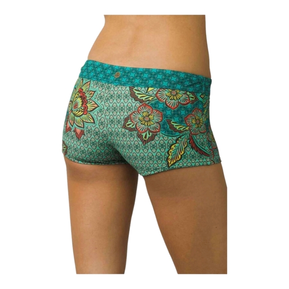 Prana Other - PrAna Raya Boyshort Bikini Bottom In Dragonfly Fleur D'amour Print Size Medium